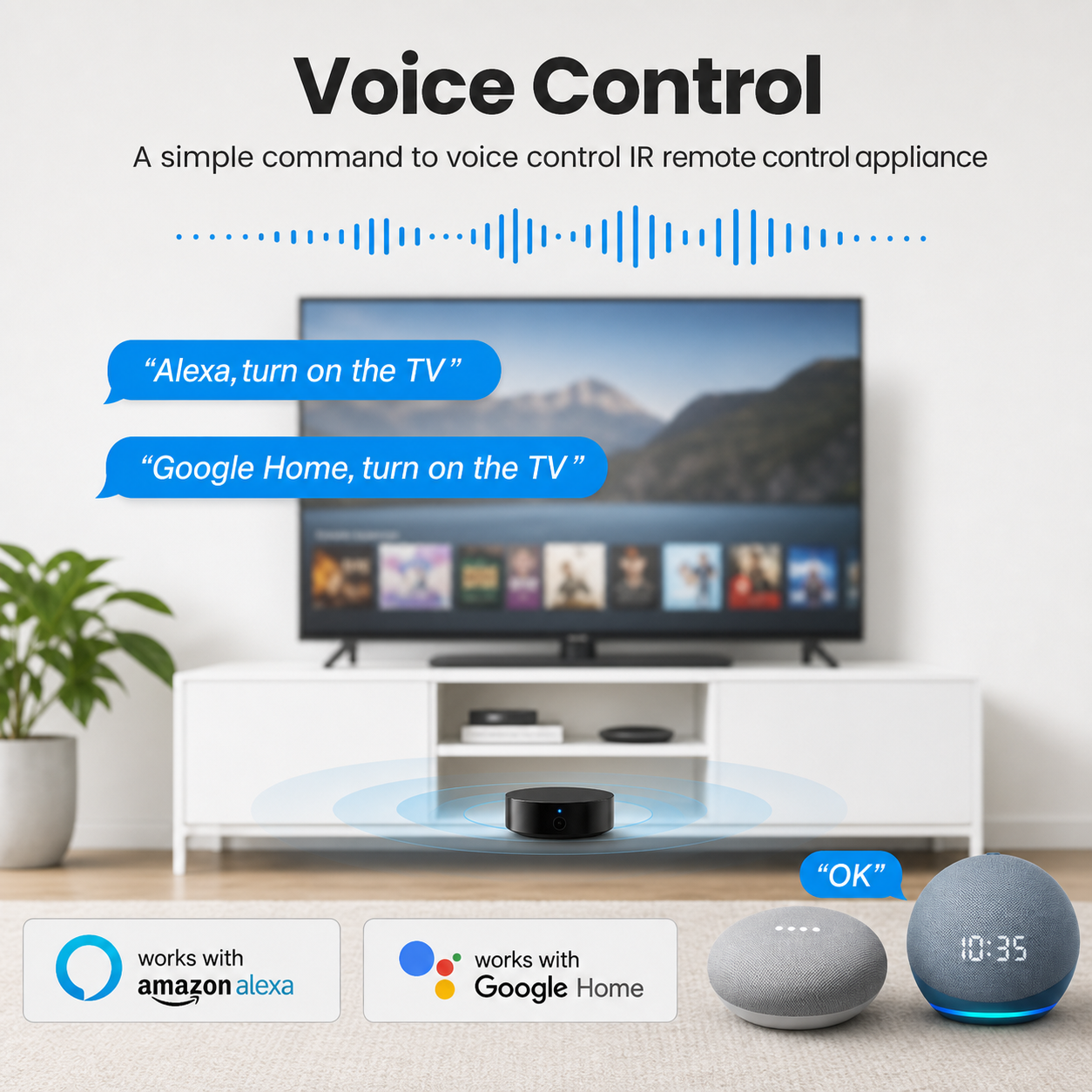 NéoClim IR Essential voice control feature image