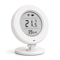 Capteur température humidité e-ink NéoClimate ZigBee gros plan écran sur fond blanc