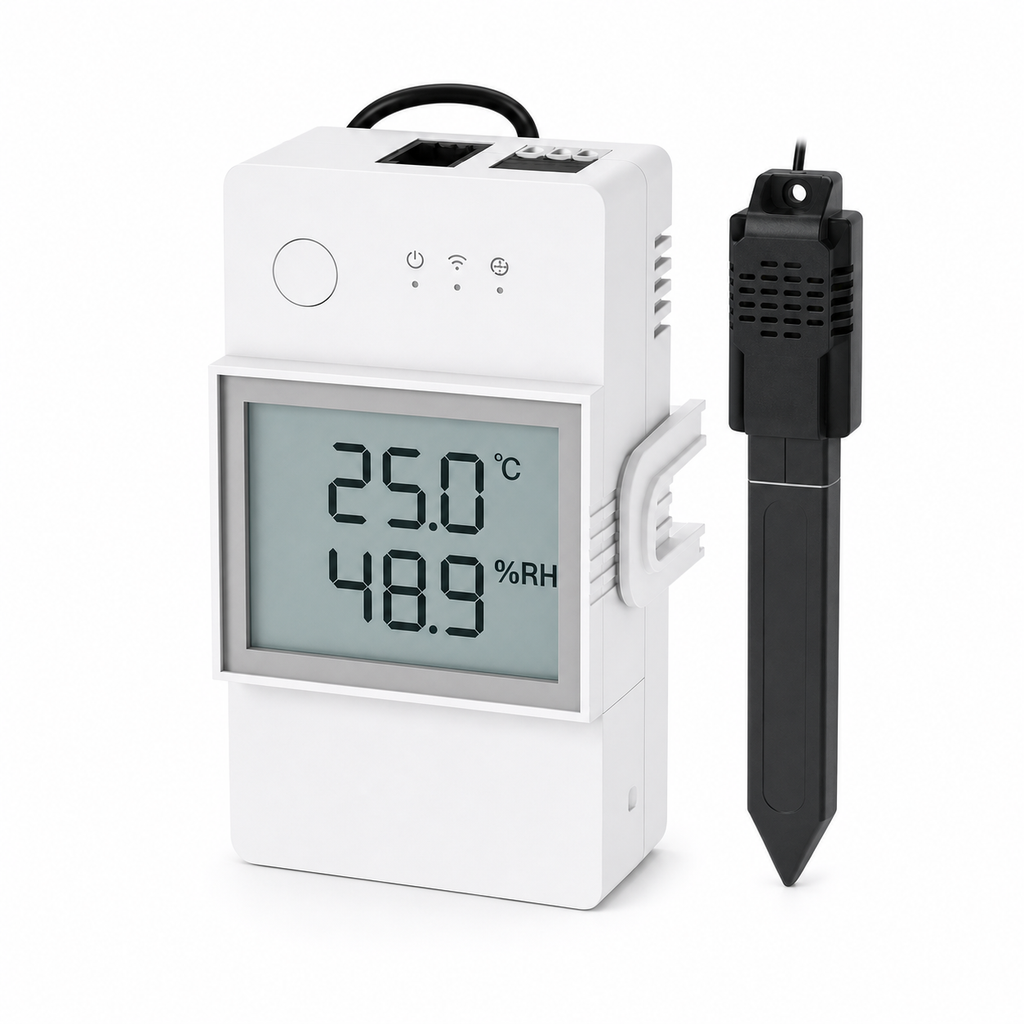 NéoClimate LCD Pro 16A module with MS01 soil moisture probe