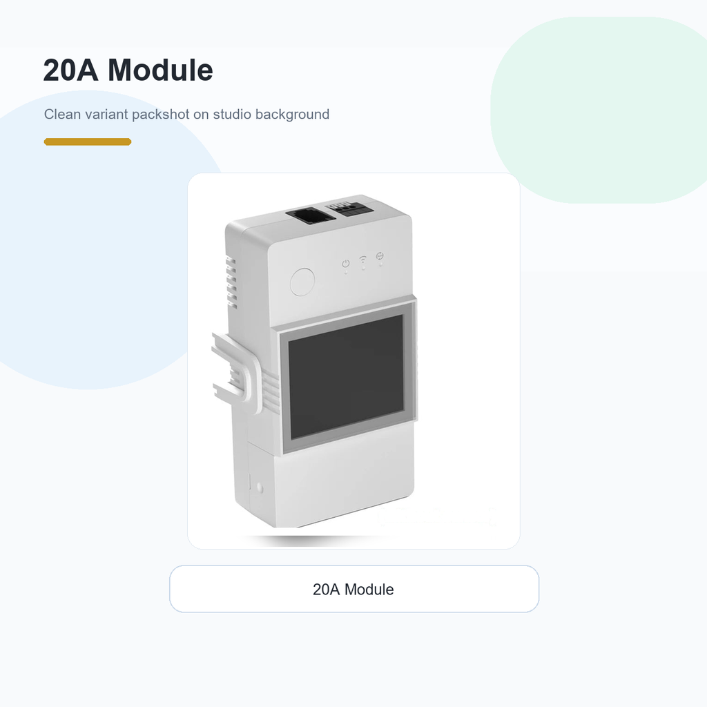 Studio packshot of NéoClimate LCD Pro 20A module