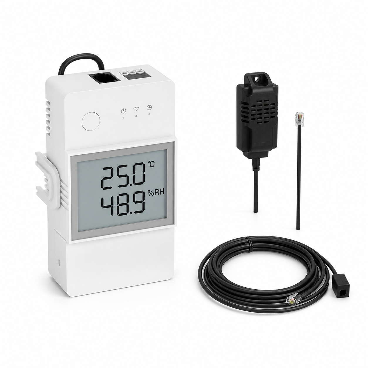 NéoClimate LCD Pro 20A module with THS01 sensor and RL560 extension cable