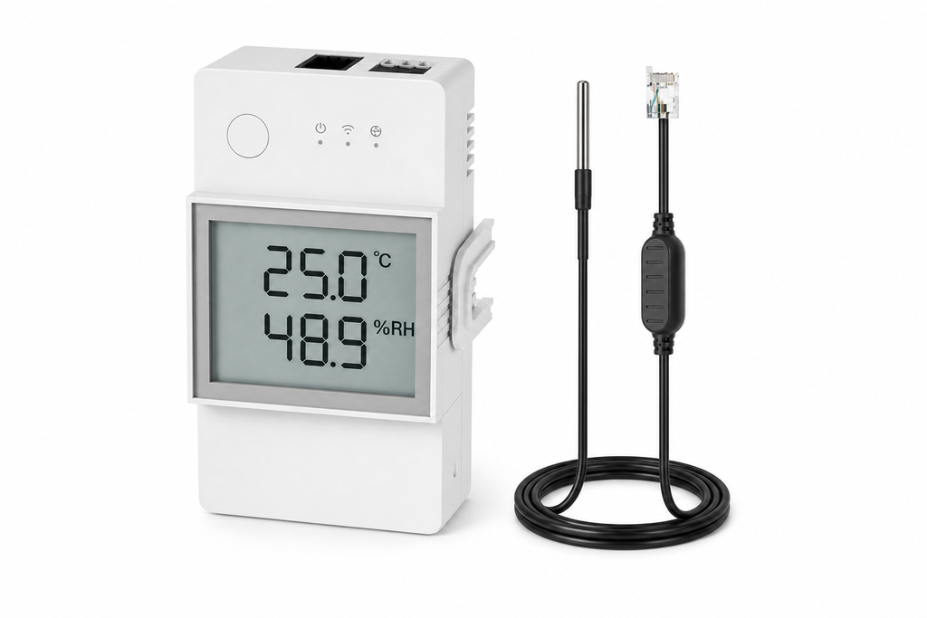 NéoClimate LCD Pro 20A module with WTS01 waterproof temperature probe