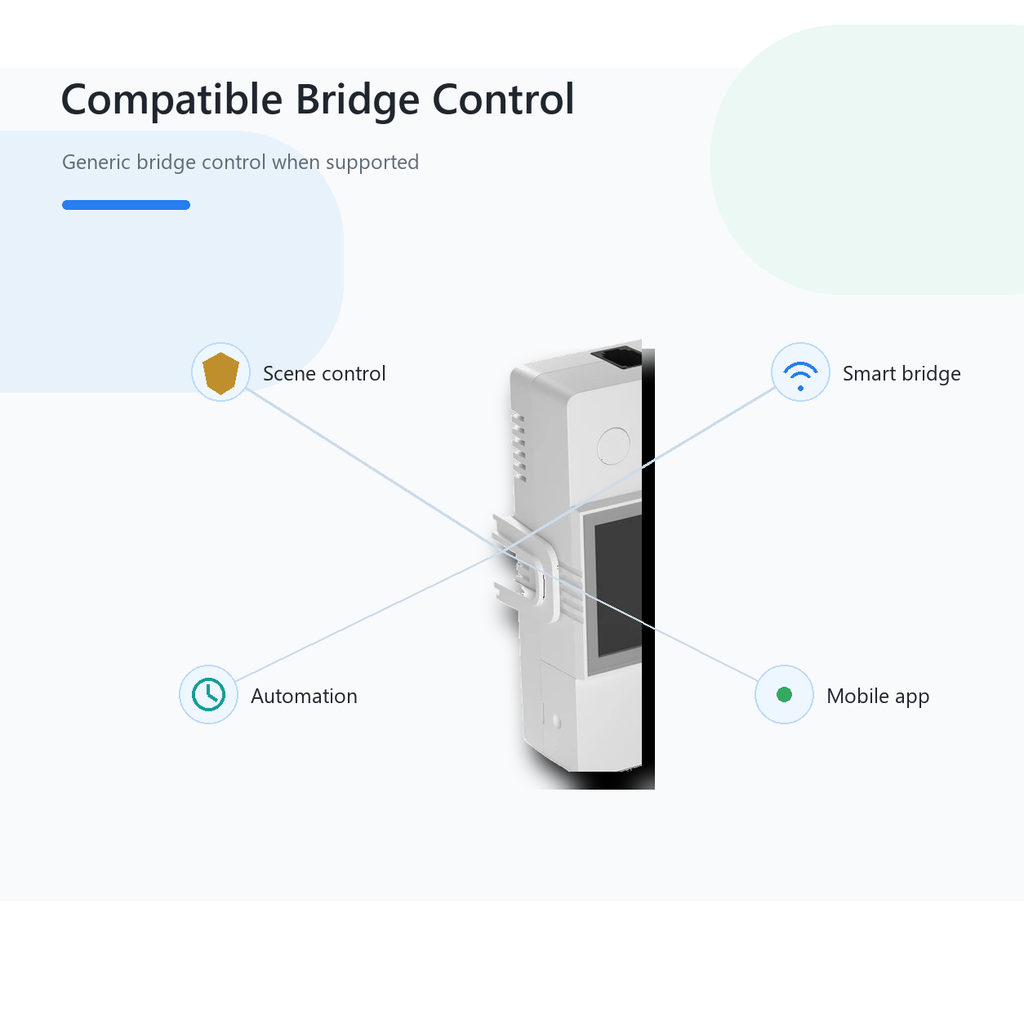 Generic bridge control overview for NéoClimate LCD Pro module