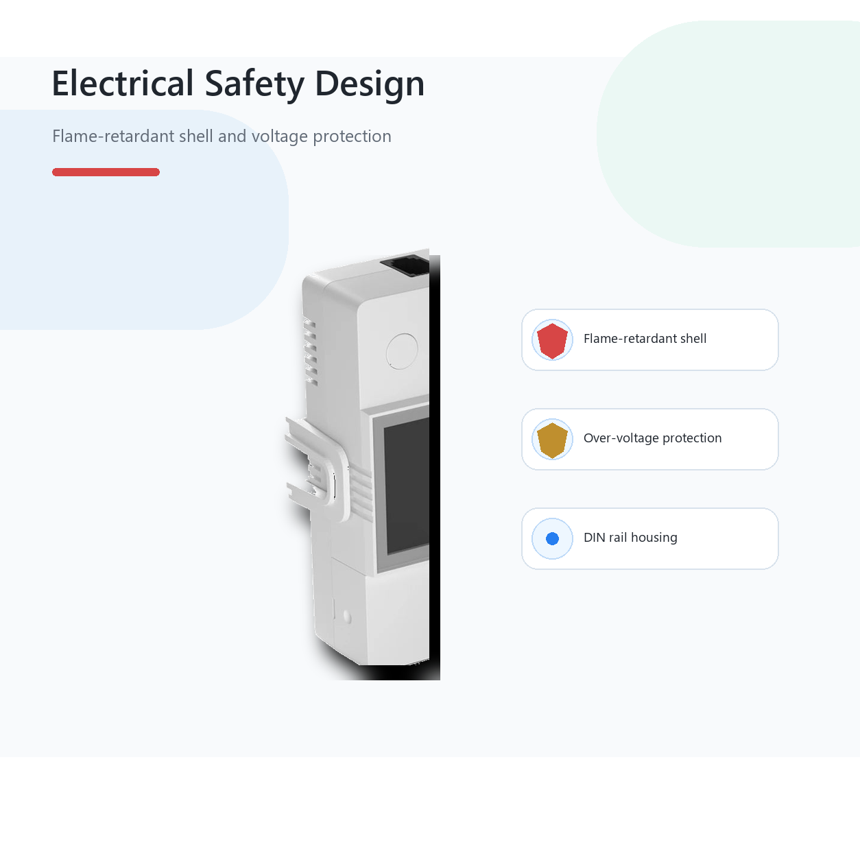 Electrical safety design overview for NéoClimate LCD Pro module