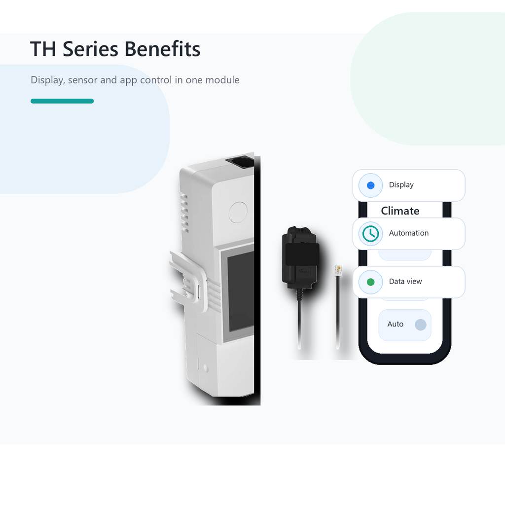 TH series upgrade benefits for NéoClimate LCD Pro display and sensor control