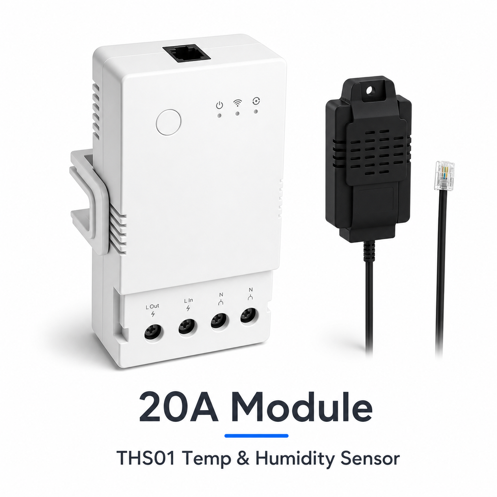 20A module with THS01 temperature and humidity sensor variant