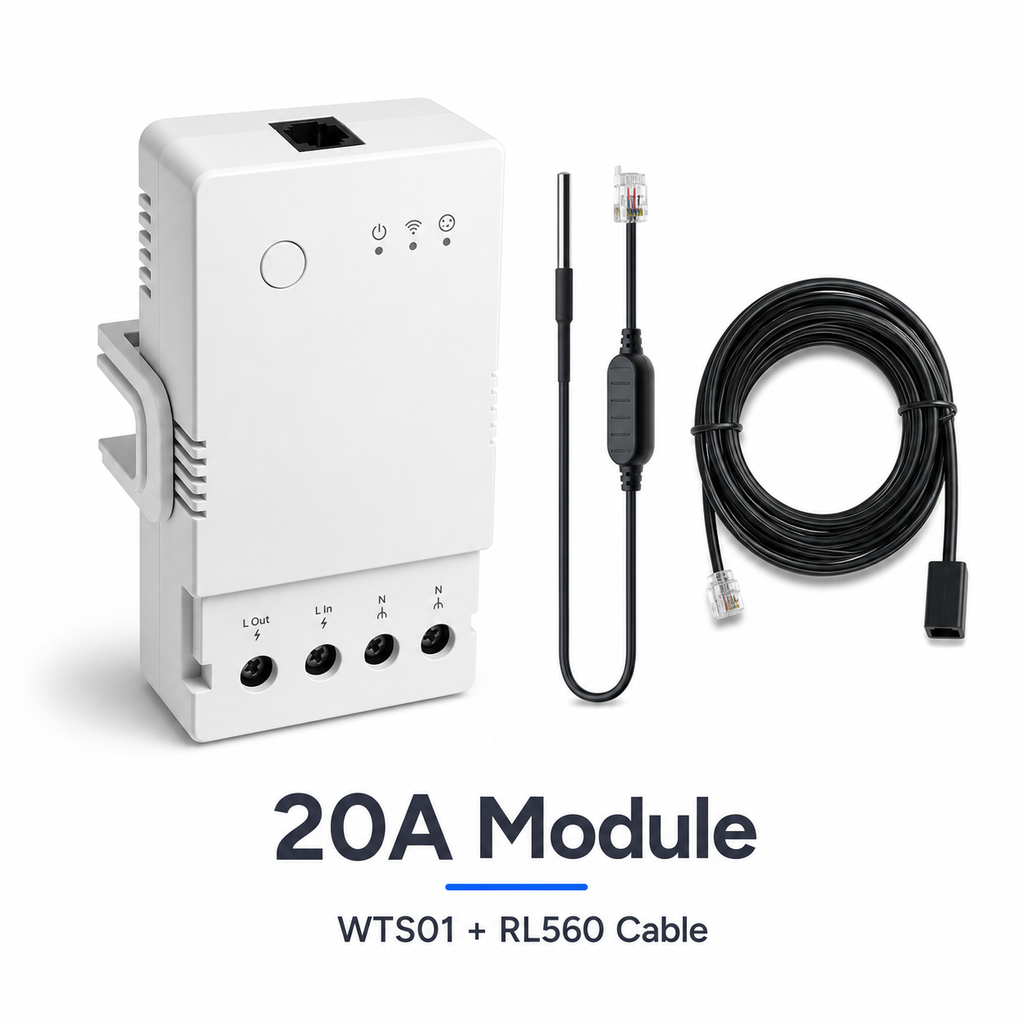 20A module with WTS01 sensor and RL560 extension cable variant