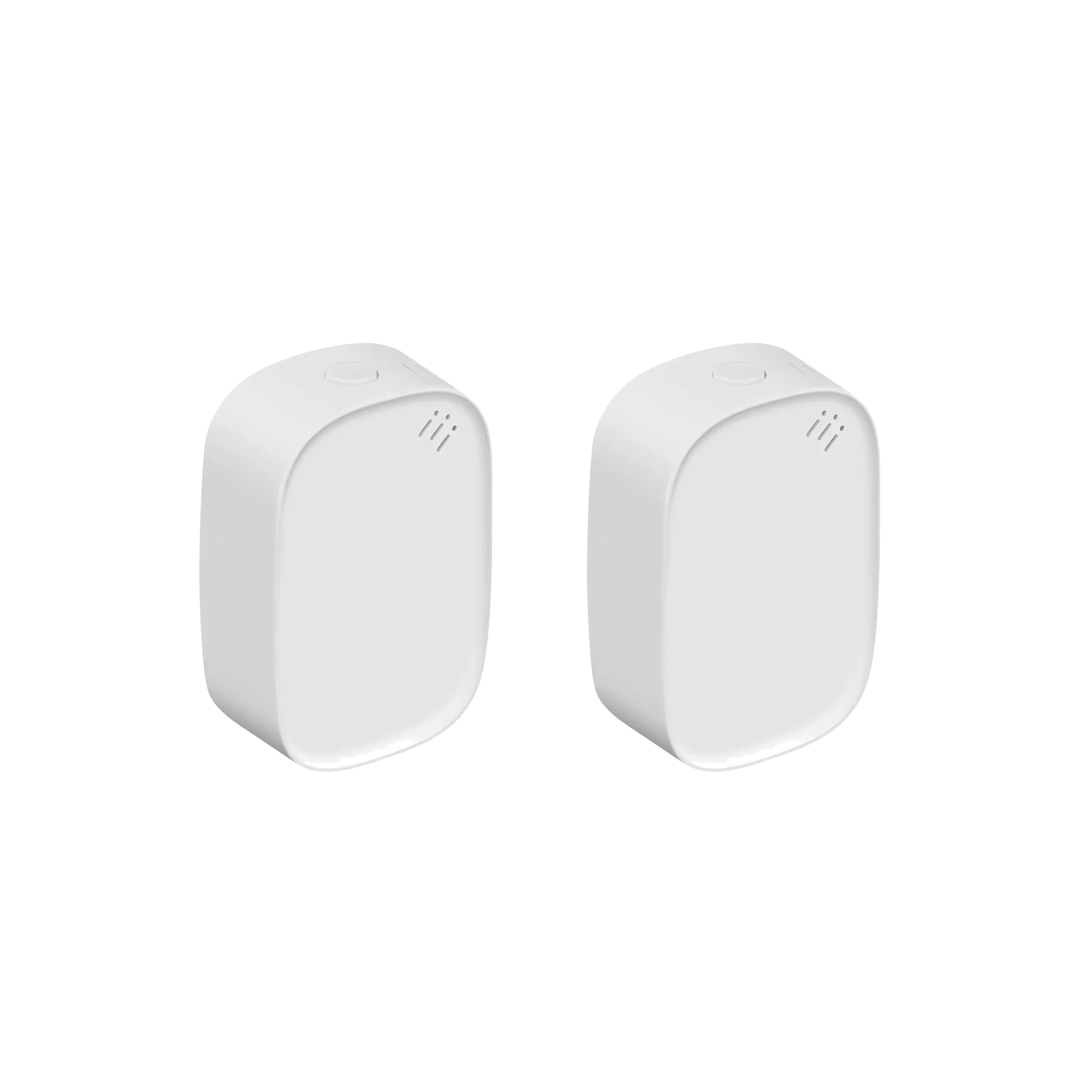 Lot de deux capteurs temp?rature humidit? ZigBee Neoclimate coloris blanc sur fond blanc