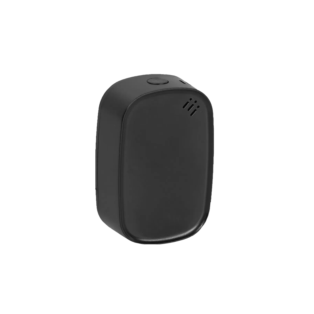 Capteur temp?rature humidit? ZigBee Neoclimate coloris noir sur fond blanc