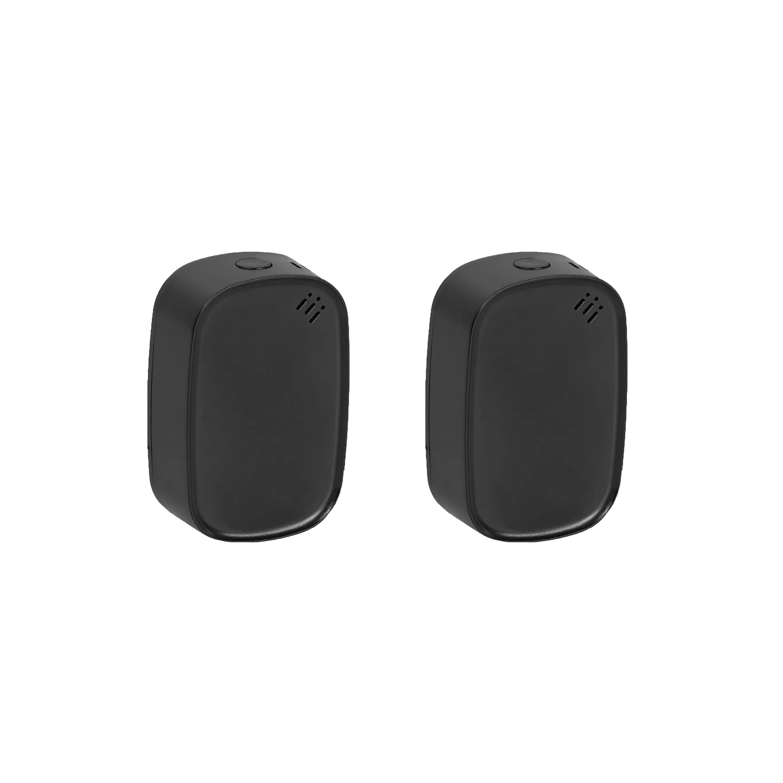 Lot de deux capteurs temp?rature humidit? ZigBee Neoclimate coloris noir sur fond blanc
