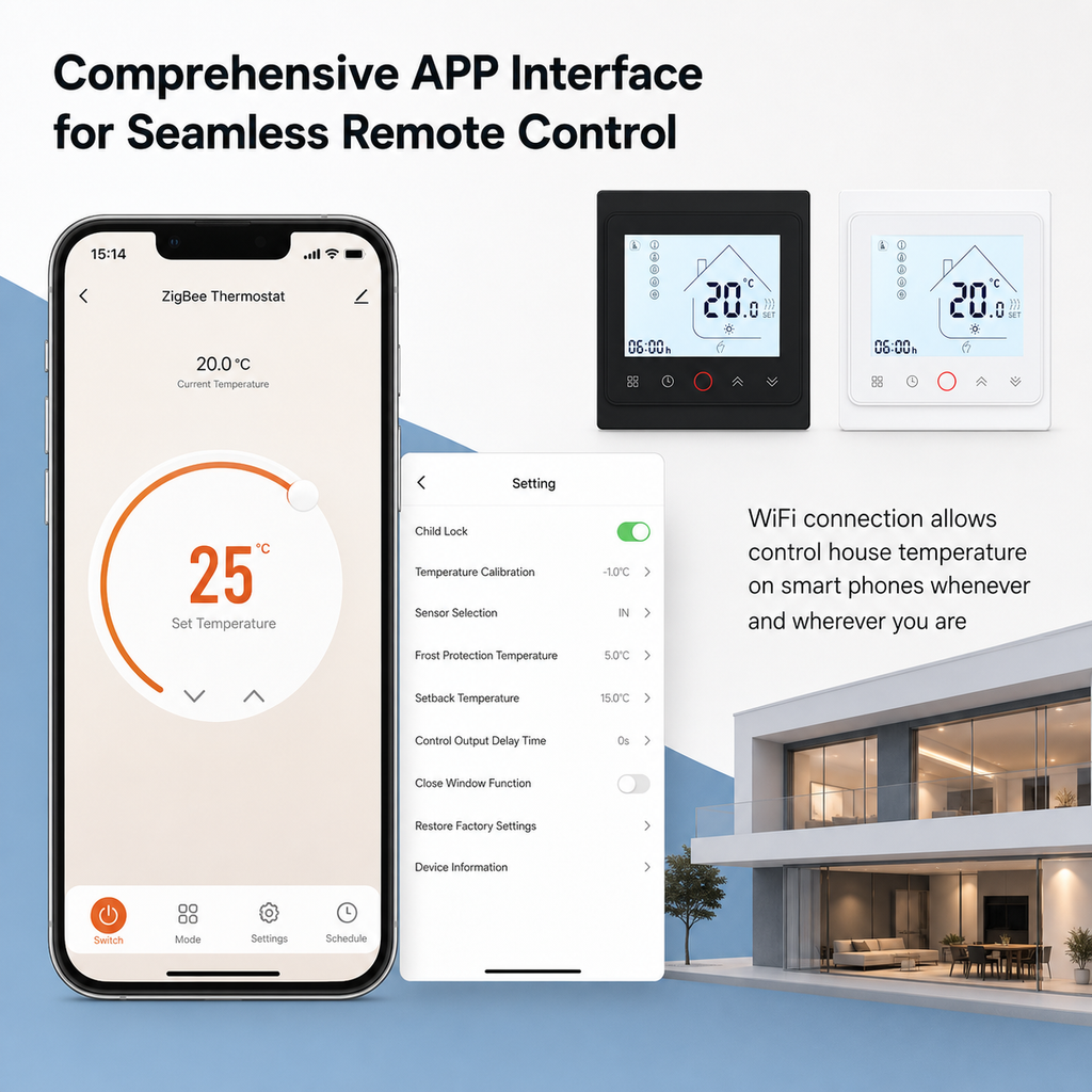 NéoControl Comfort app remote control interface feature image