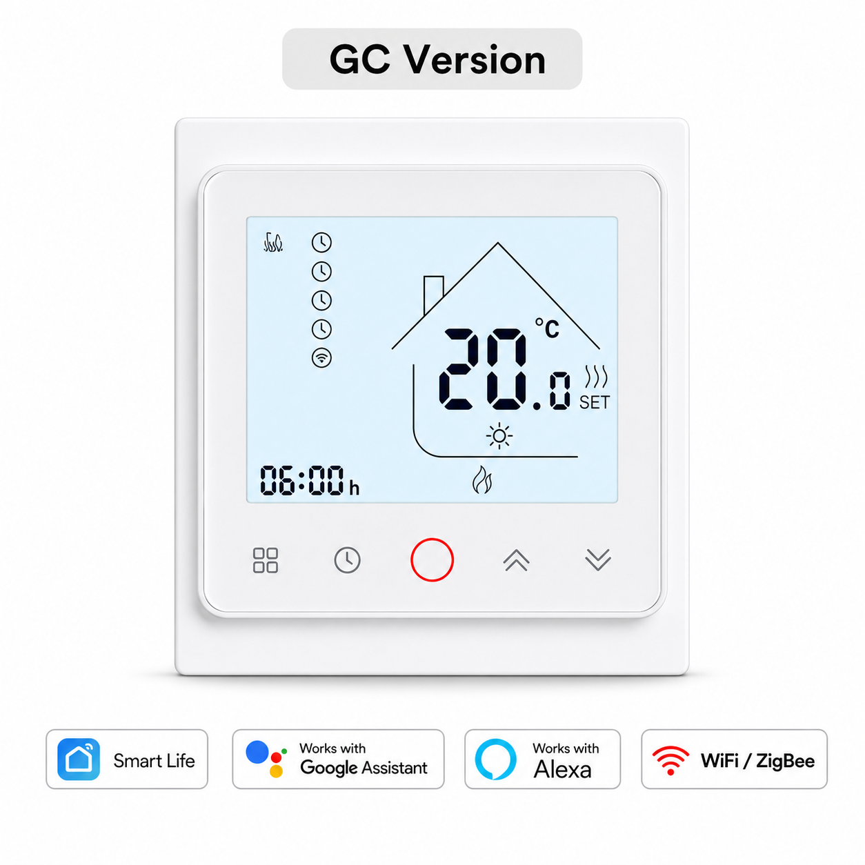 NéoControl Comfort GC Version white thermostat variant image