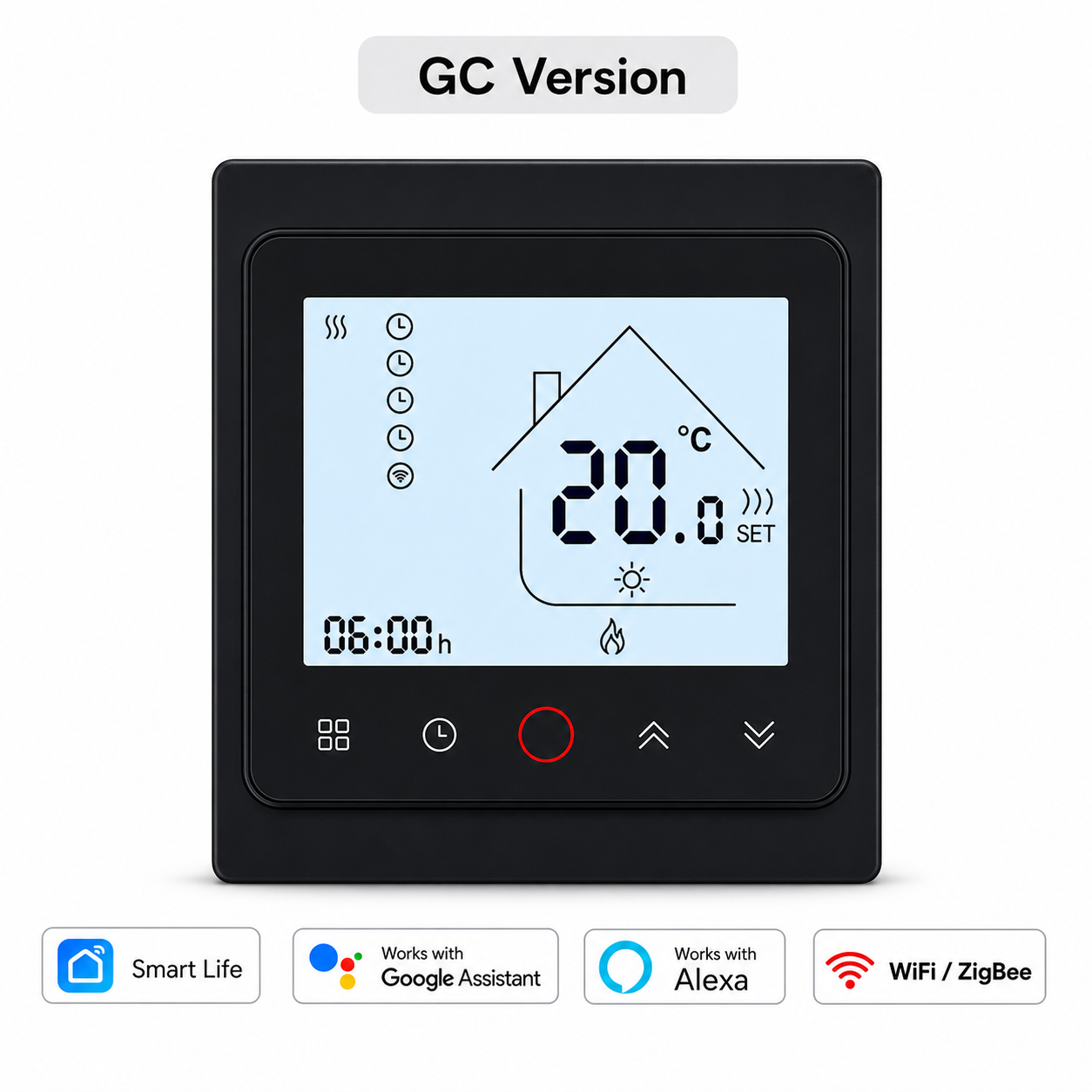 NéoControl Comfort GC Version black thermostat variant image