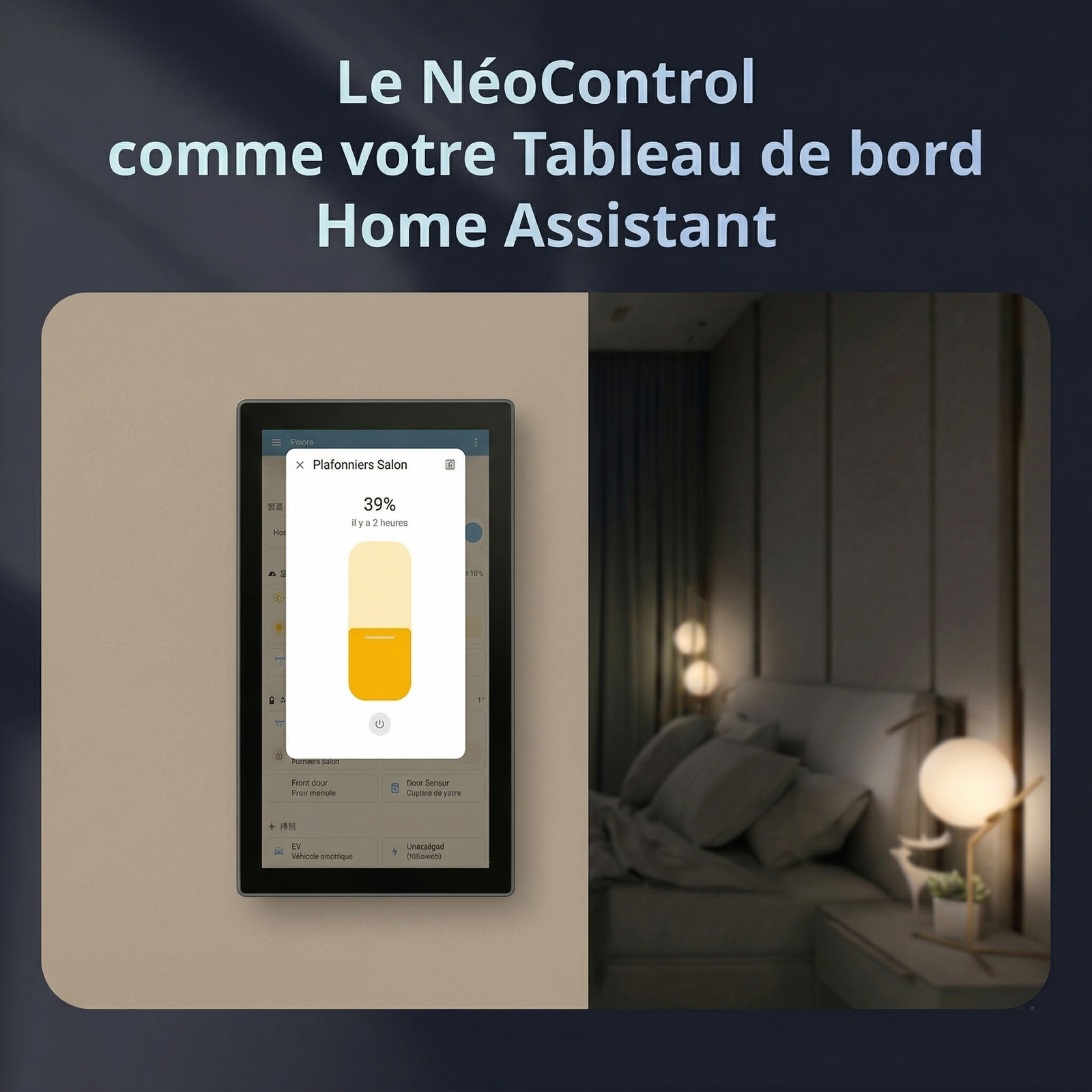 NeoControl tableau de bord Home Assistant