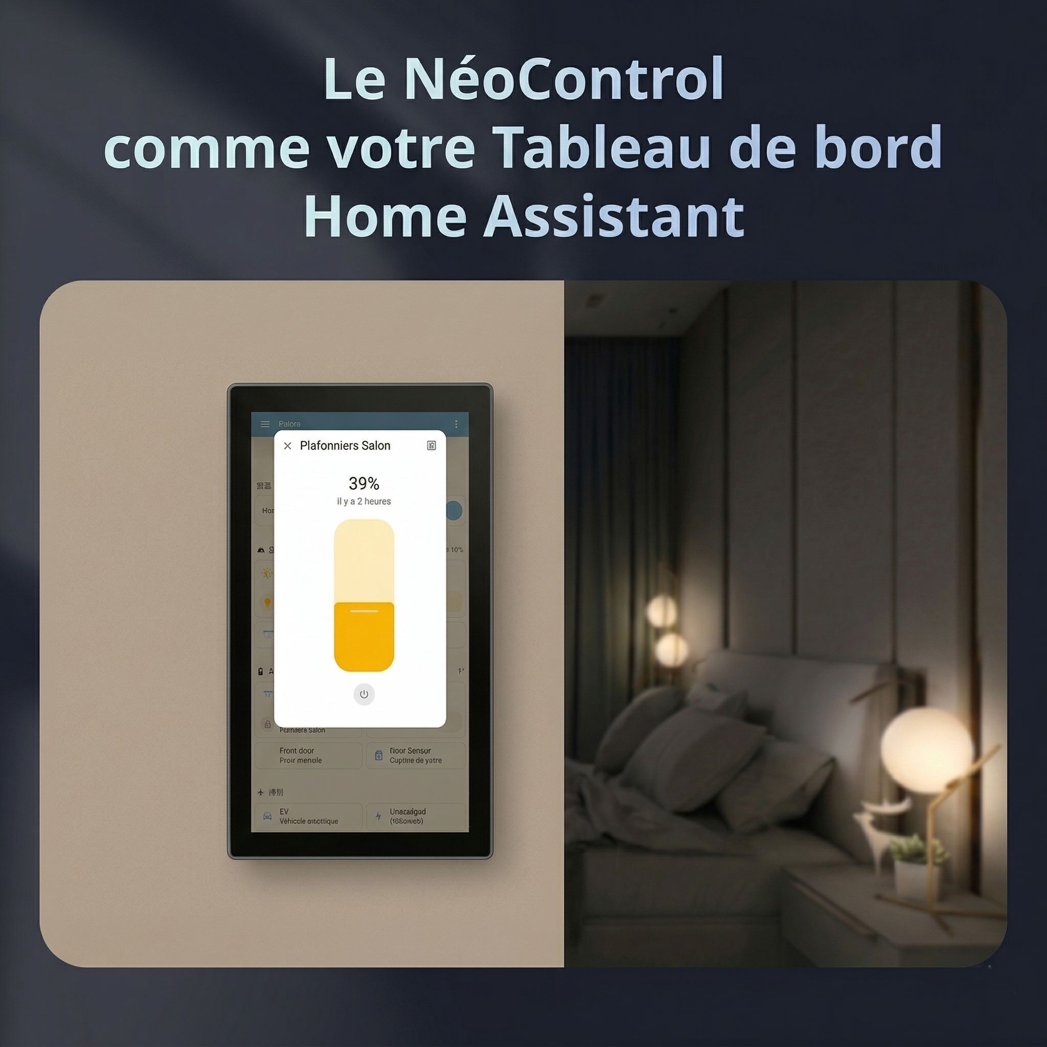 NeoControl tableau de bord Home Assistant