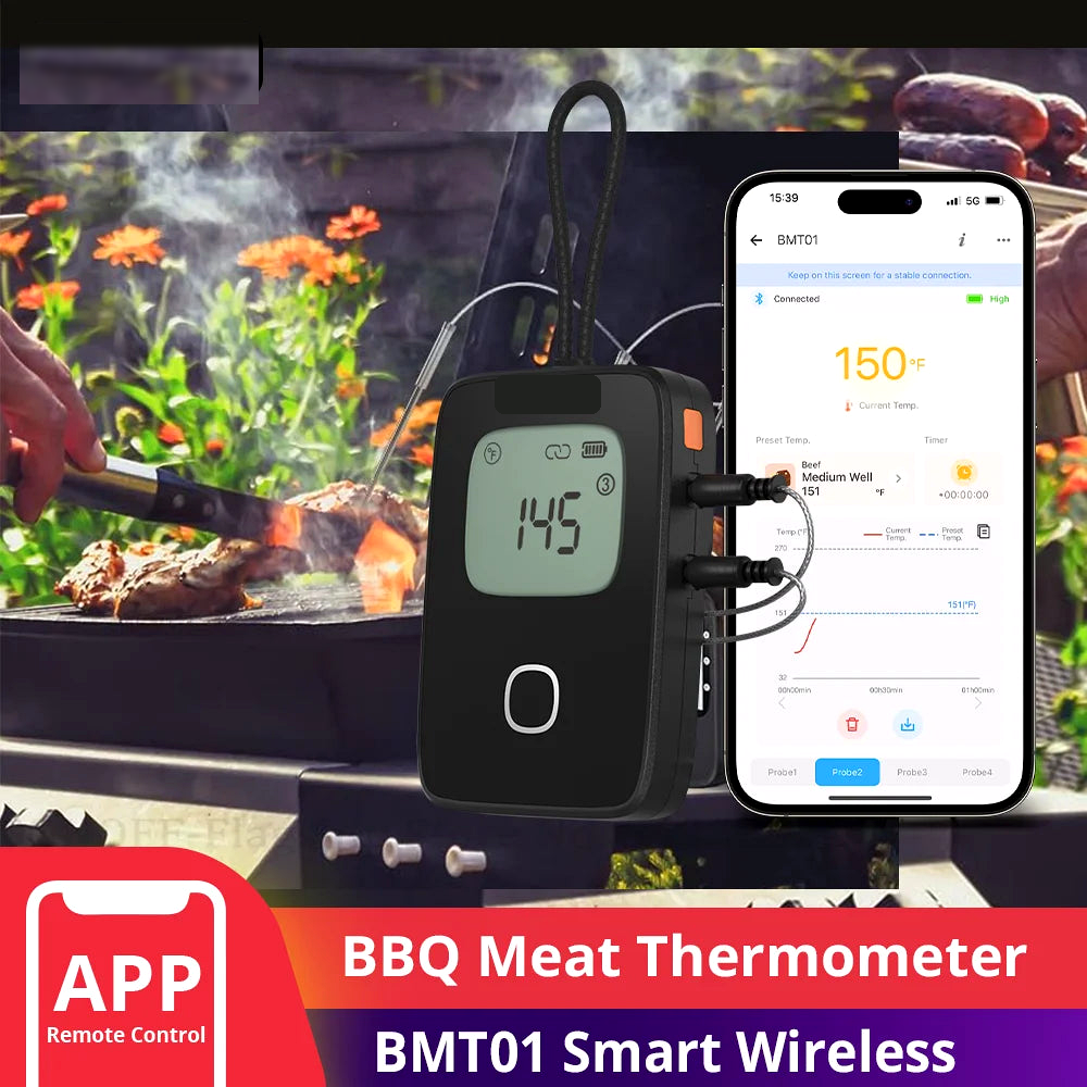 NéoCook Thermo Pro BMT01 smart wireless BBQ meat thermometer app control