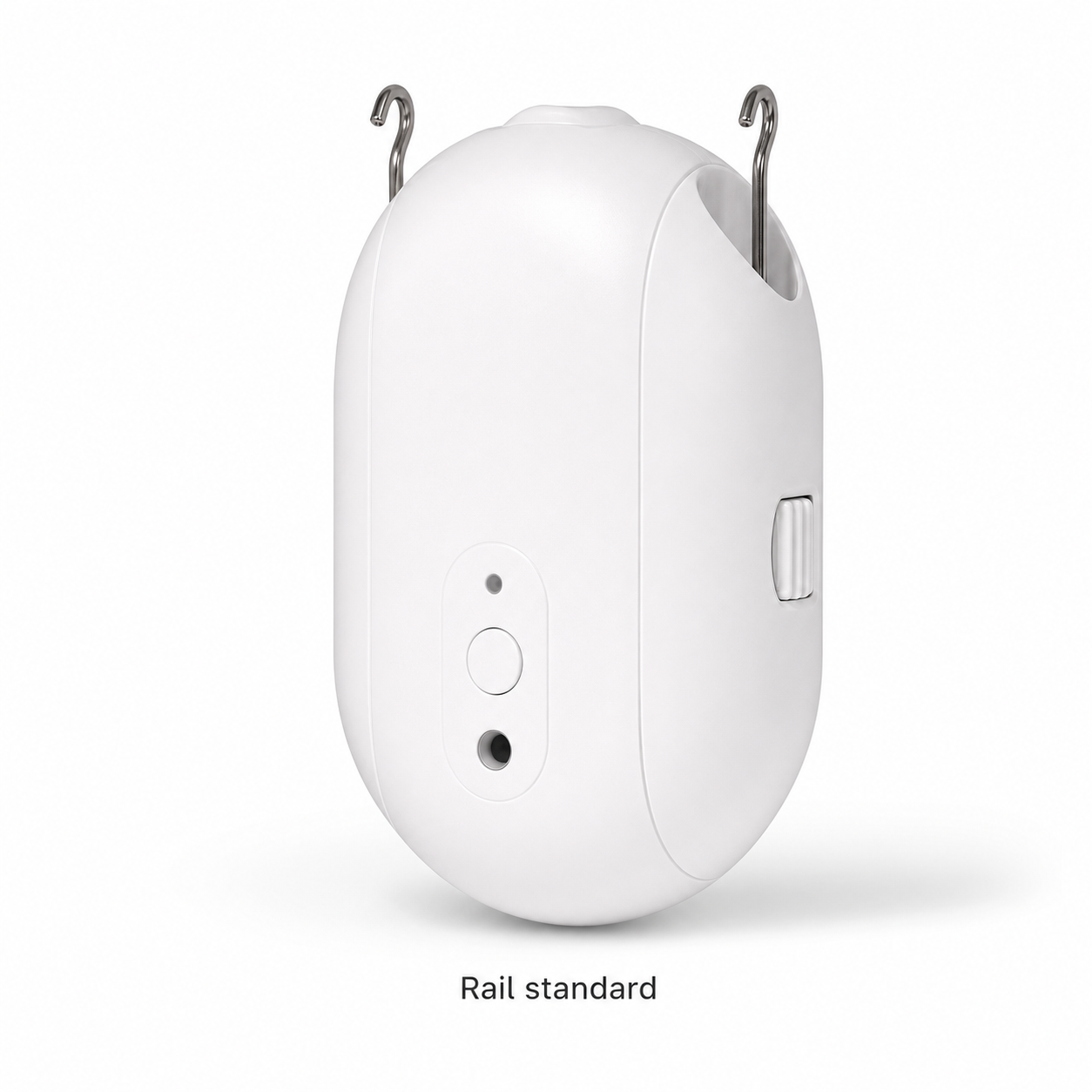 Studio packshot of rail standard variant smart curtain robot