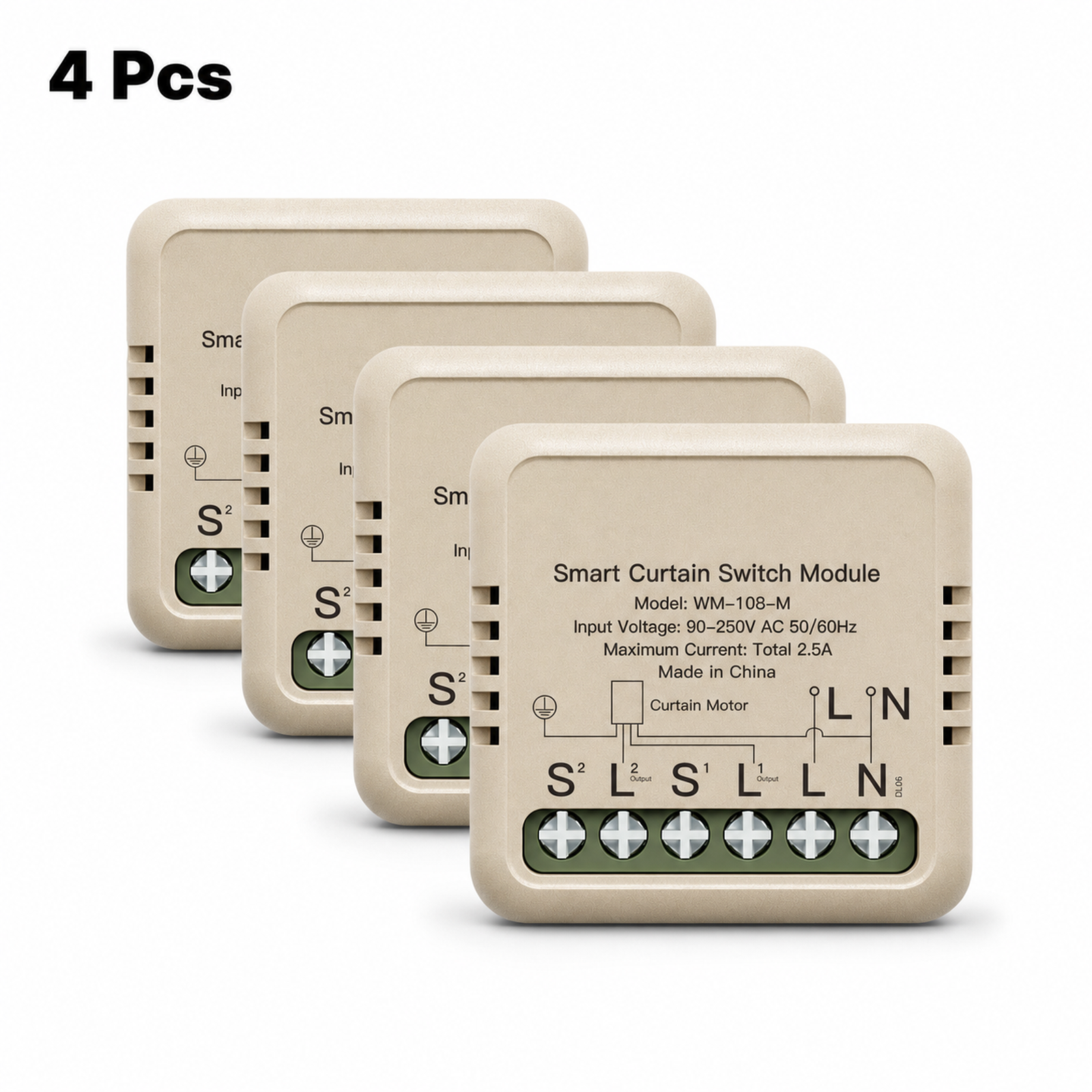 NéoCurtain Relay Comfort WiFi four pack variant