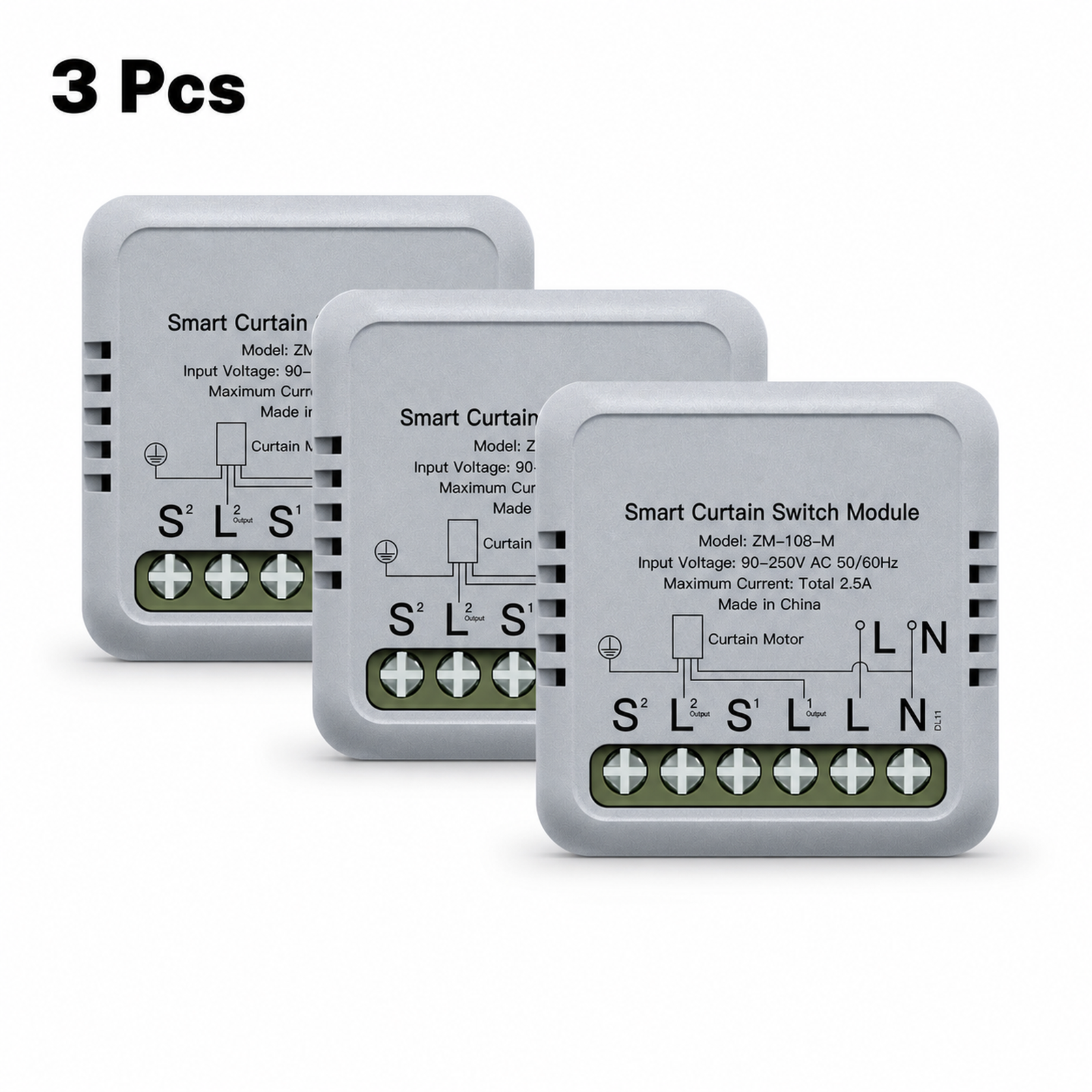 NéoCurtain Relay Comfort Zigbee three pack variant