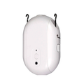 Robot rideau ZigBee blanc NéoCurtain Comfort version rail orbital sur fond blanc