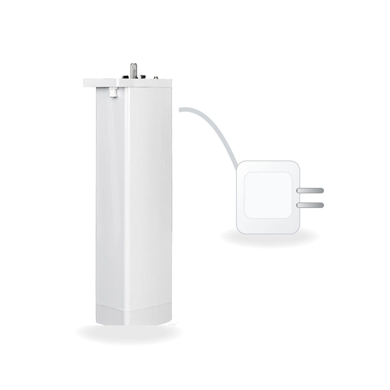 Moteur de rideau NéoCurtain Track Comfort ZigBee avec prise EU