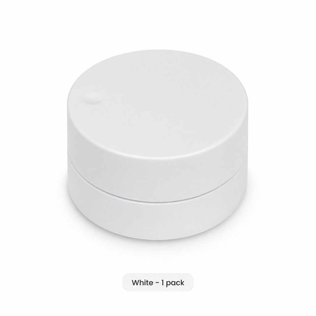 White Zigbee rotary scene button one pack on white background