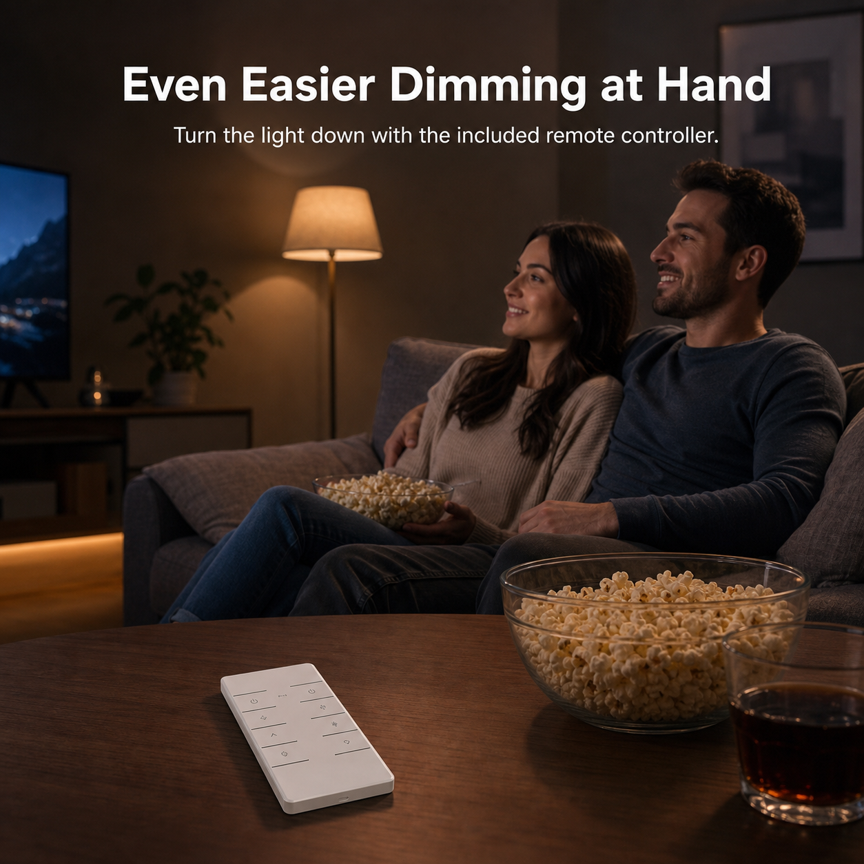 NéoDim WiFi Pro RM433R2 remote dimming movie night
