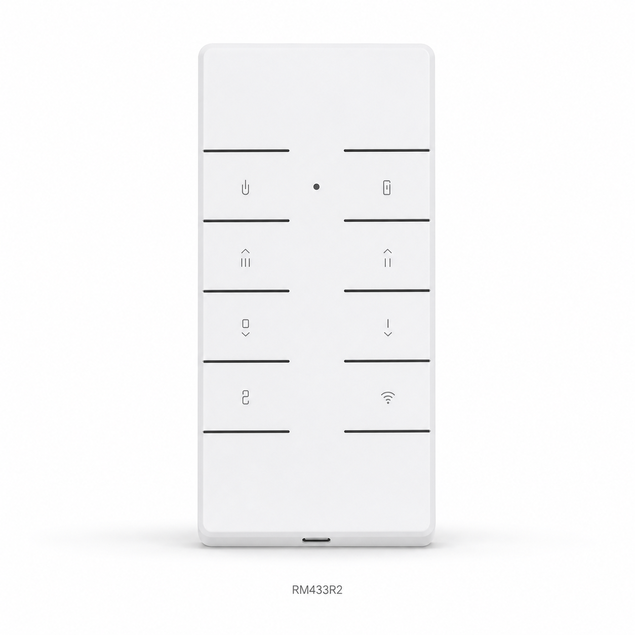 NéoDim WiFi Pro RM433R2 remote clean white studio packshot