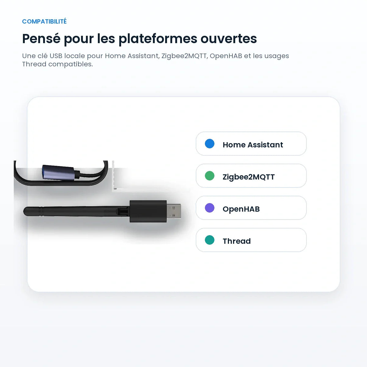 Dongle NéoLink Lite Pro compatible Home Assistant et Zigbee2MQTT