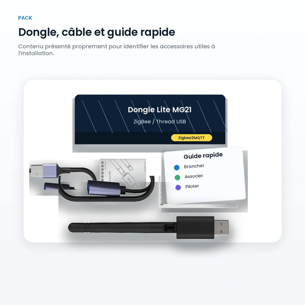Pack NéoLink Lite Pro avec dongle USB câble et guide