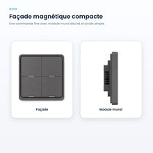 Façade magnétique et module mural de NéoScene Comfort.