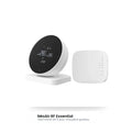 Thermostat Wi-Fi NéoAir RF Essential avec récepteur chaudière sur fond blanc.