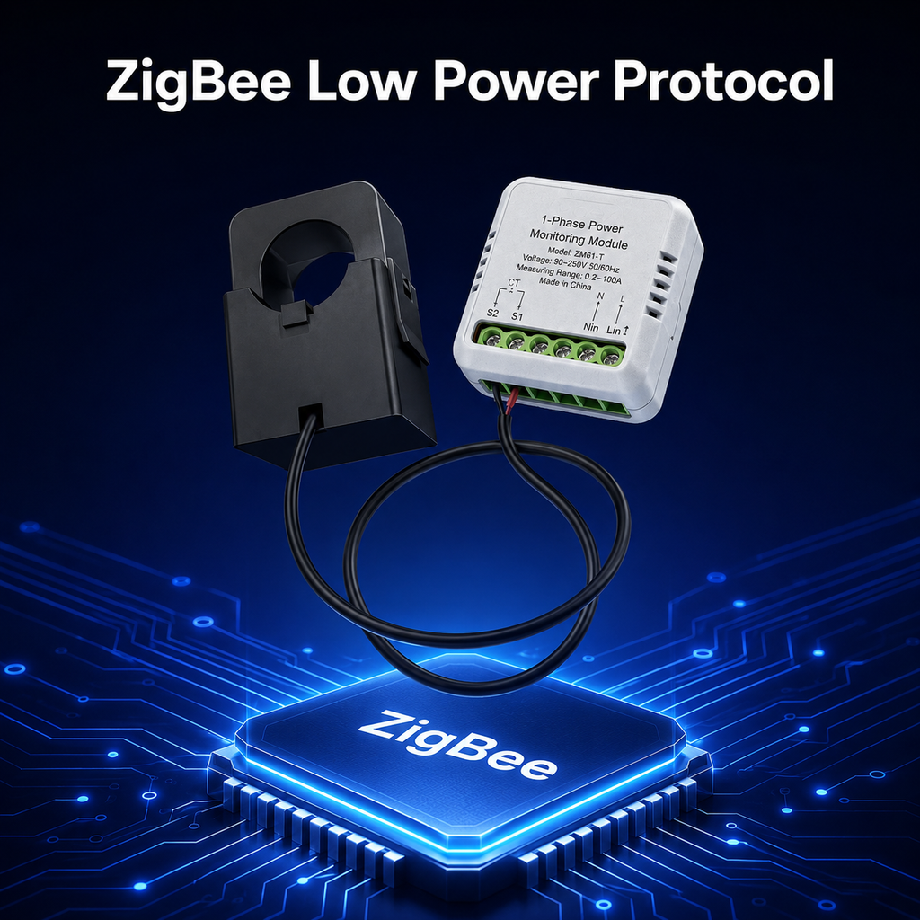 ZigBee low power protocol visual for smart energy meter