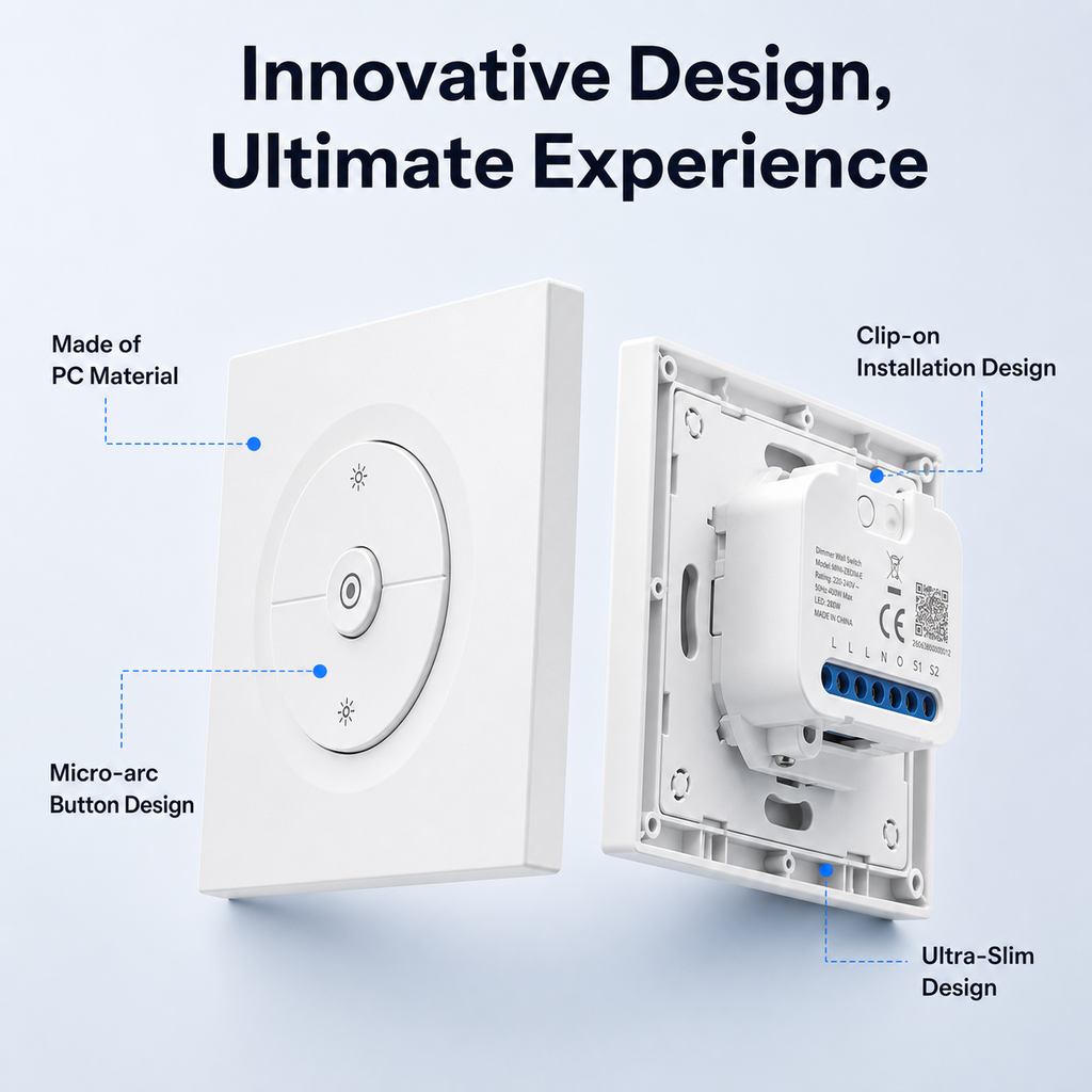 NéoFrame Dim Pro EDIM innovative design and clip-on installation features