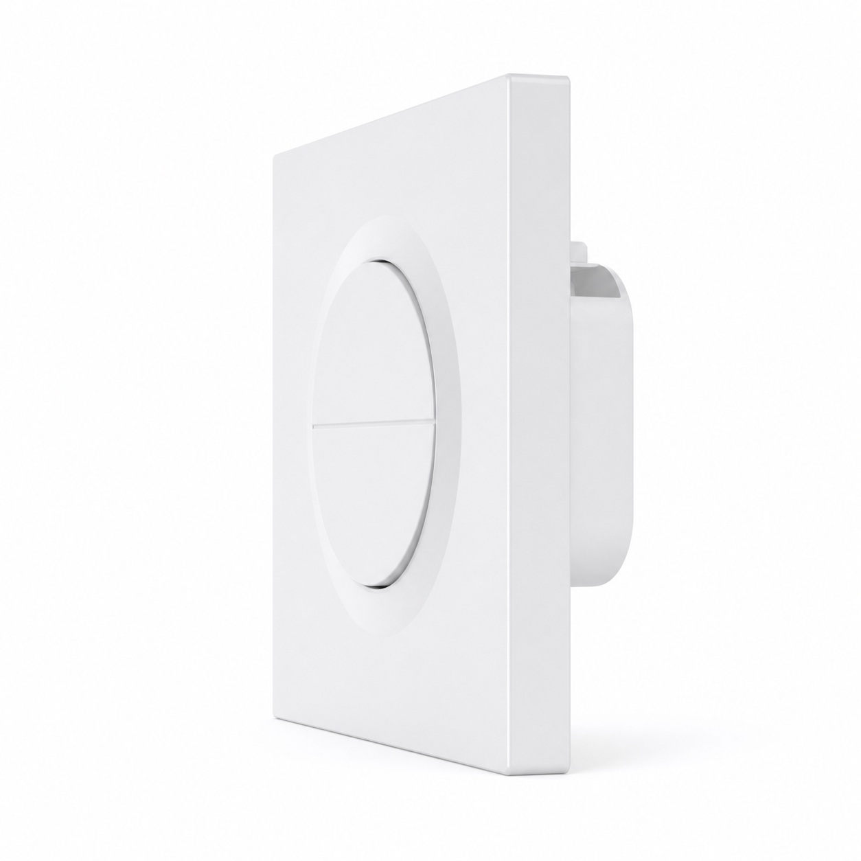NéoFrame Duo Pro boîtier double interrupteur blanc profil fin