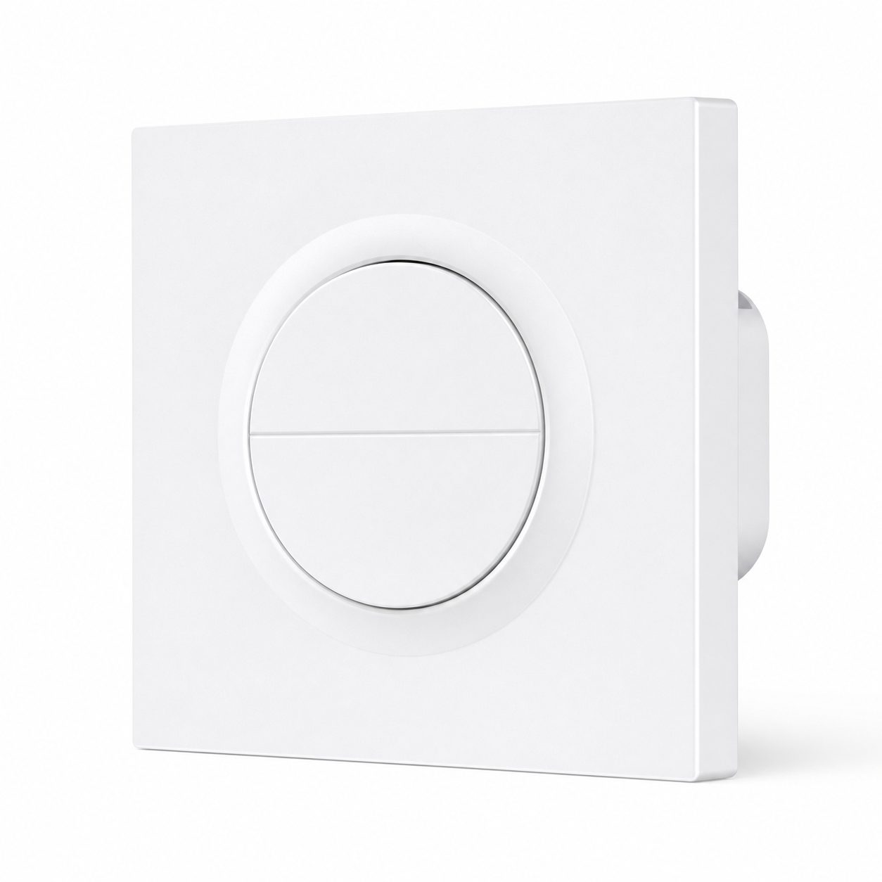 NéoFrame Duo Pro boîtier double interrupteur blanc vue de face
