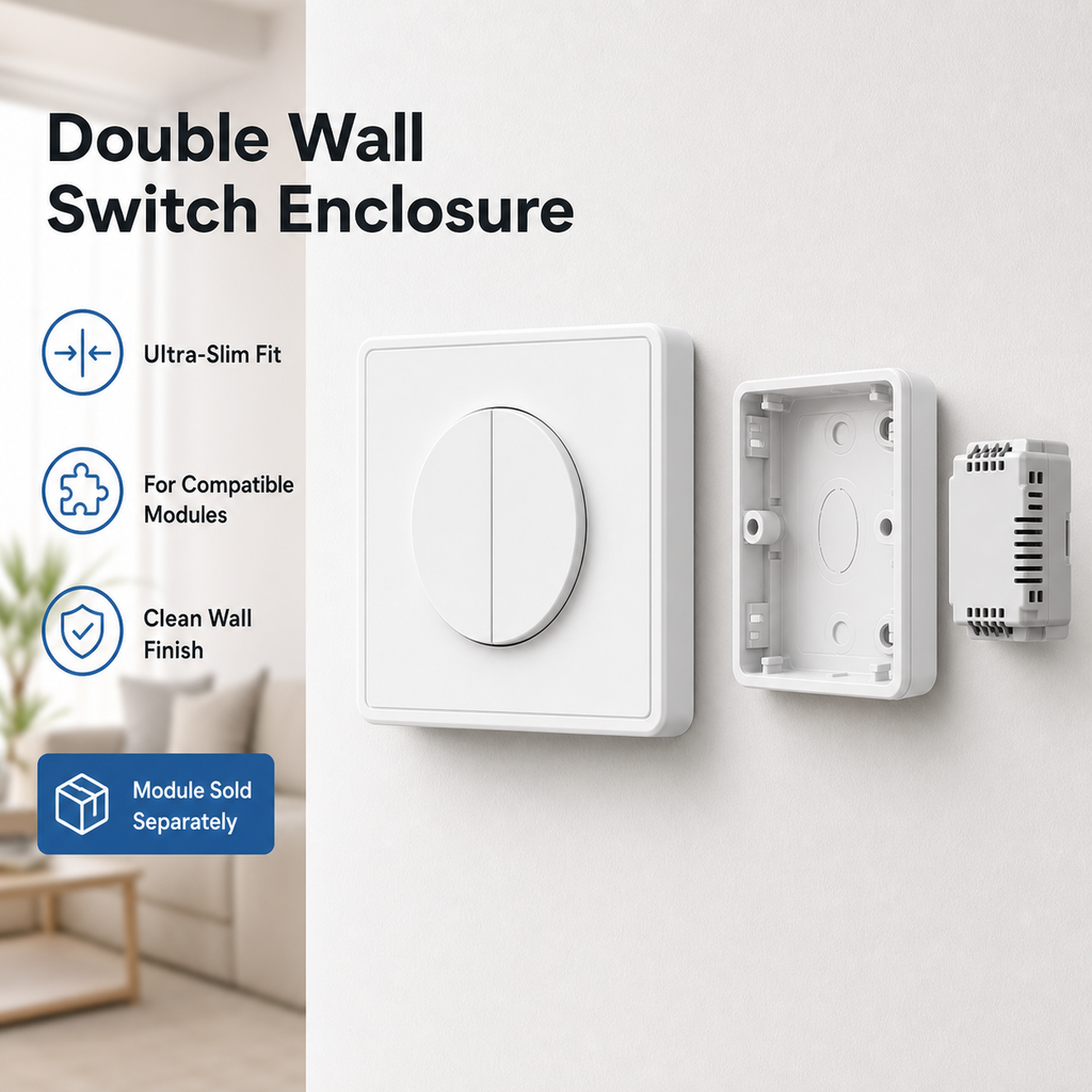 NéoFrame Duo Pro boîtier double interrupteur Fusion, visuel principal