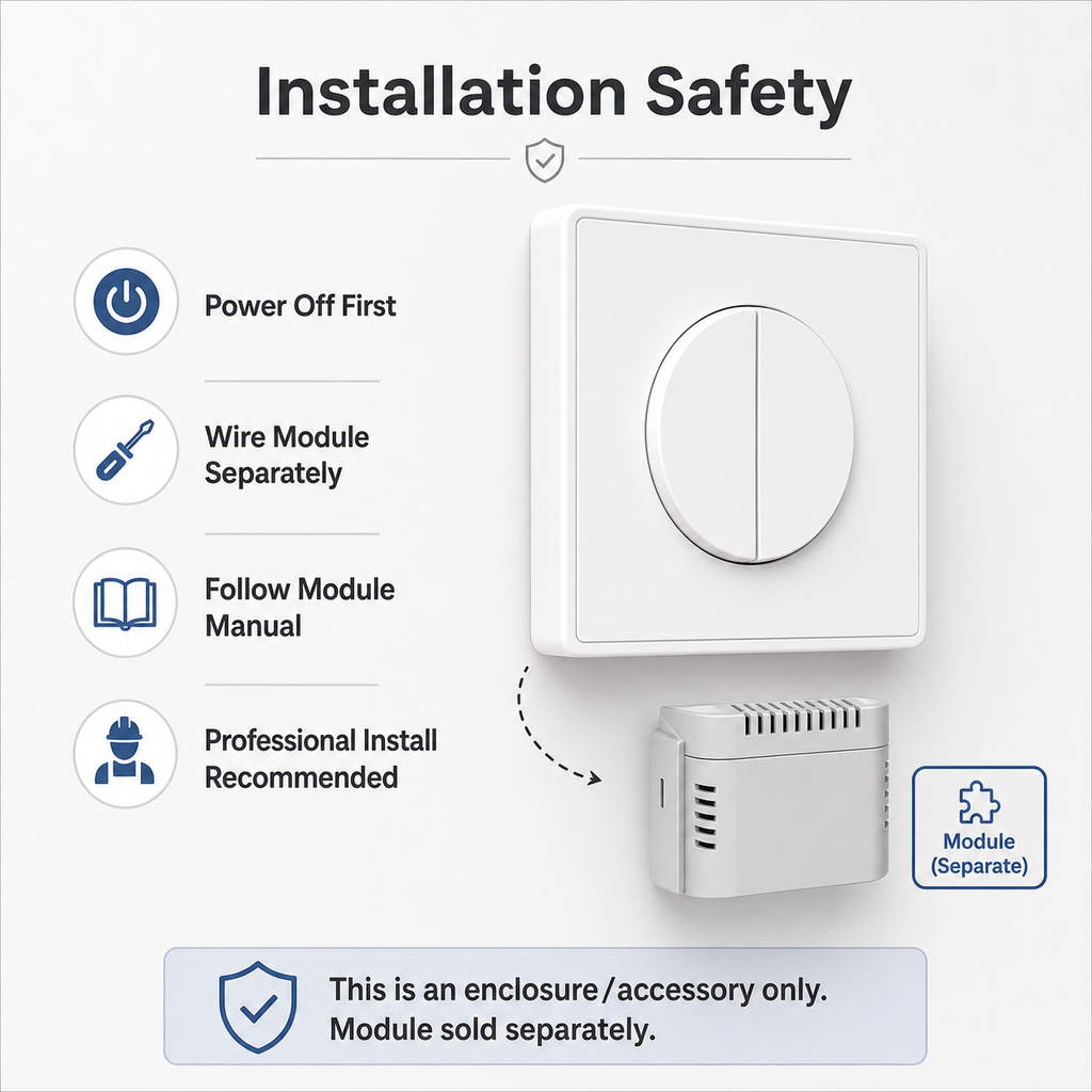 NéoFrame Duo Pro consignes de sécurité pour installation du boîtier