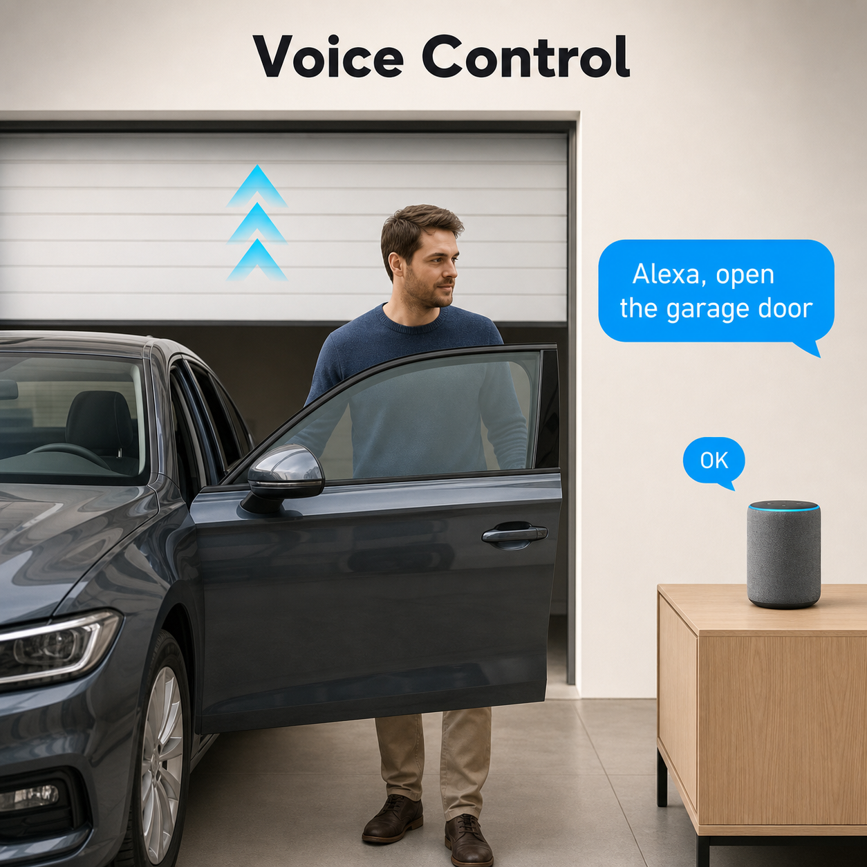 NéoGarage Mini Comfort voice control garage door opener
