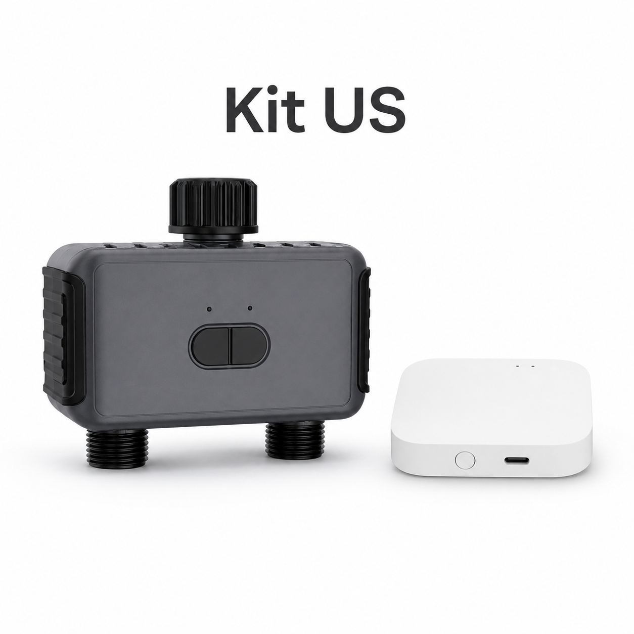 Kit US variant with two-outlet garden water timer and Bluetooth gateway