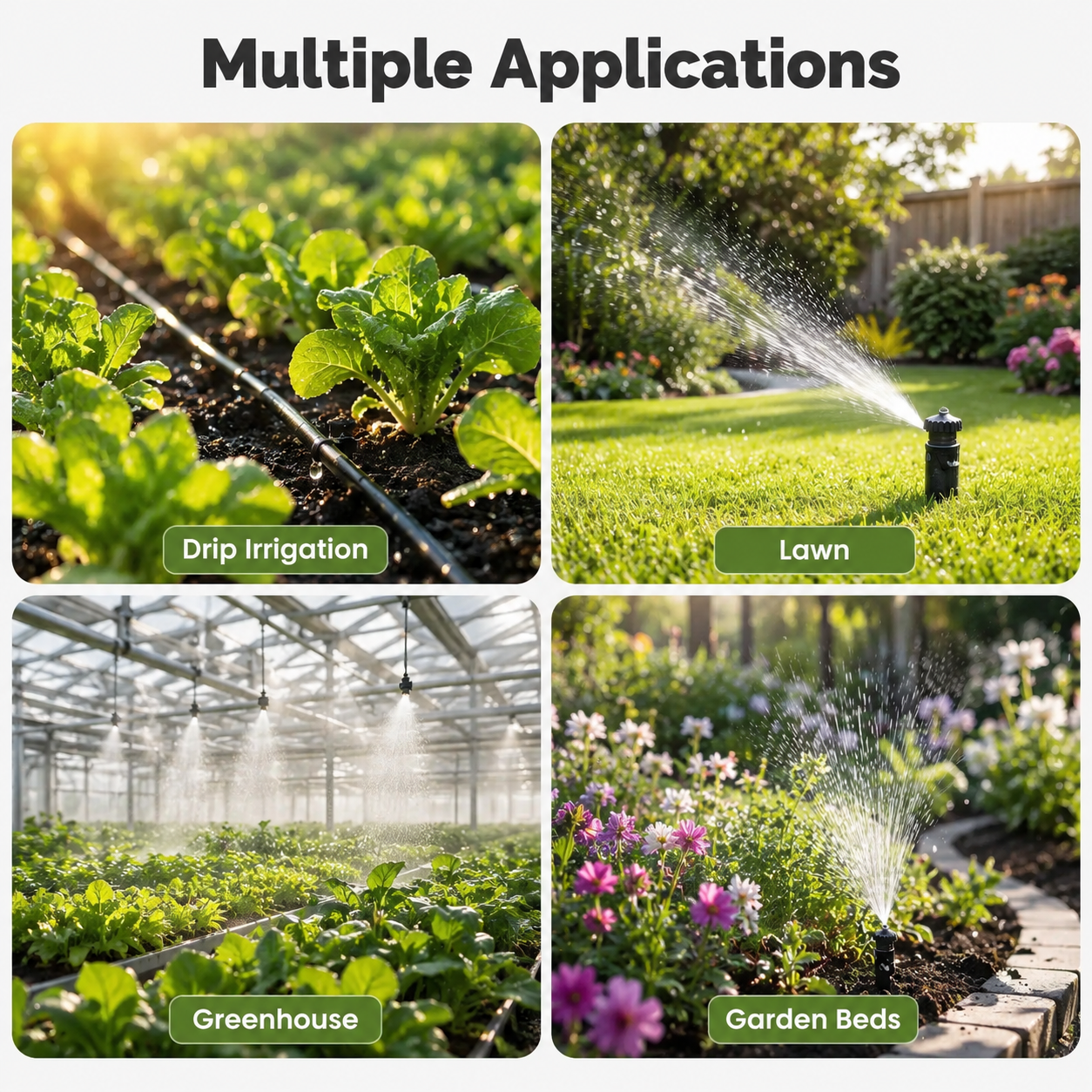 Garden use cases for programmable water timer