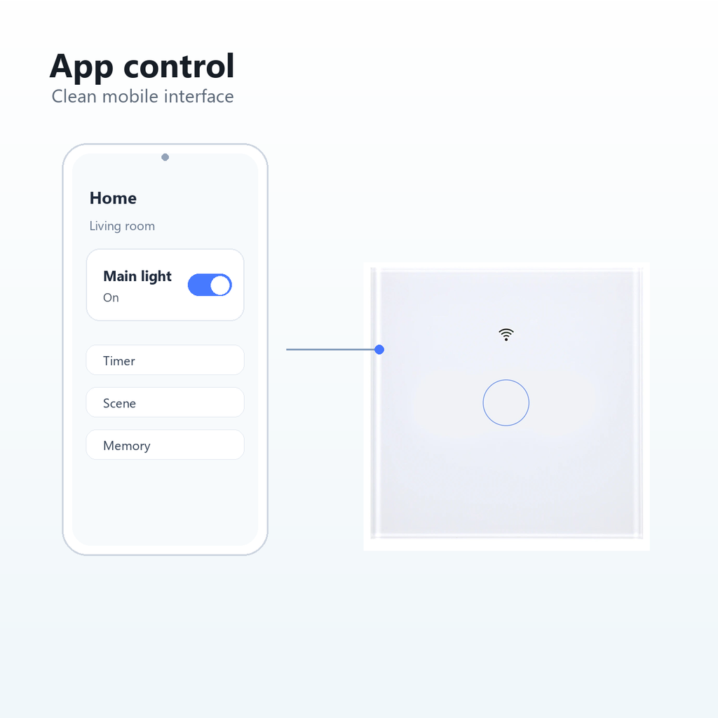 Generic app control image for NéoGlass Matter Comfort switch