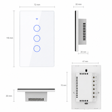 NéoGlass Switch Comfort, interrupteur tactile Zigbee pour créer une ambiance avec éclairage et rideaux connectés.