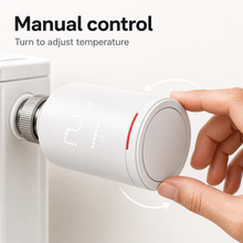 Manual rotary control close-up for NéoGraph Comfort valve