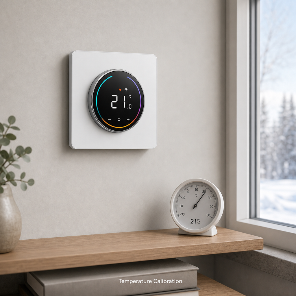 NéoHeat Essential temperature calibration thermostat image