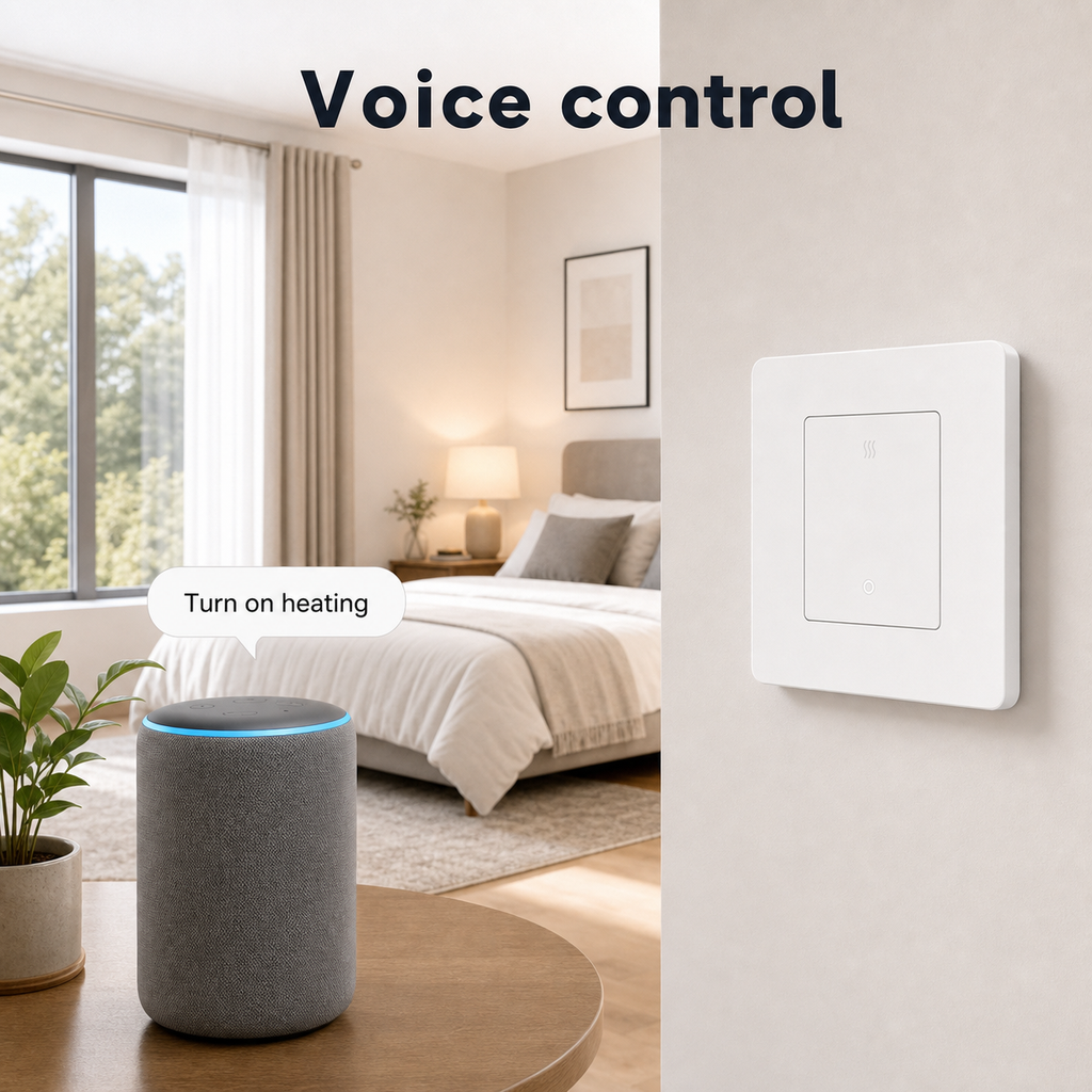 Generic voice control scene for 20A ZigBee heater wall switch