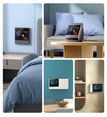 NéoHub Touch utilisé dans plusieurs pièces de la maison connectée.