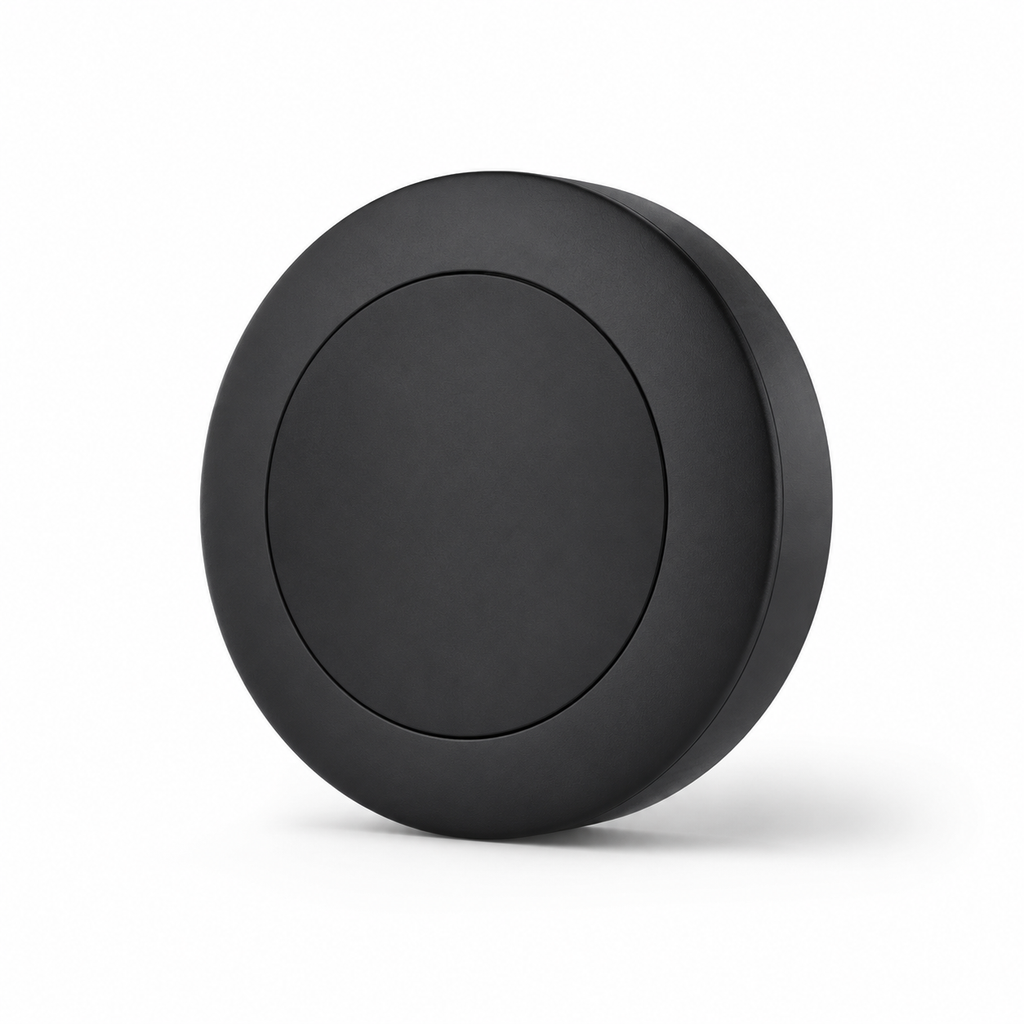 Studio packshot of black NeoKey scene button variant