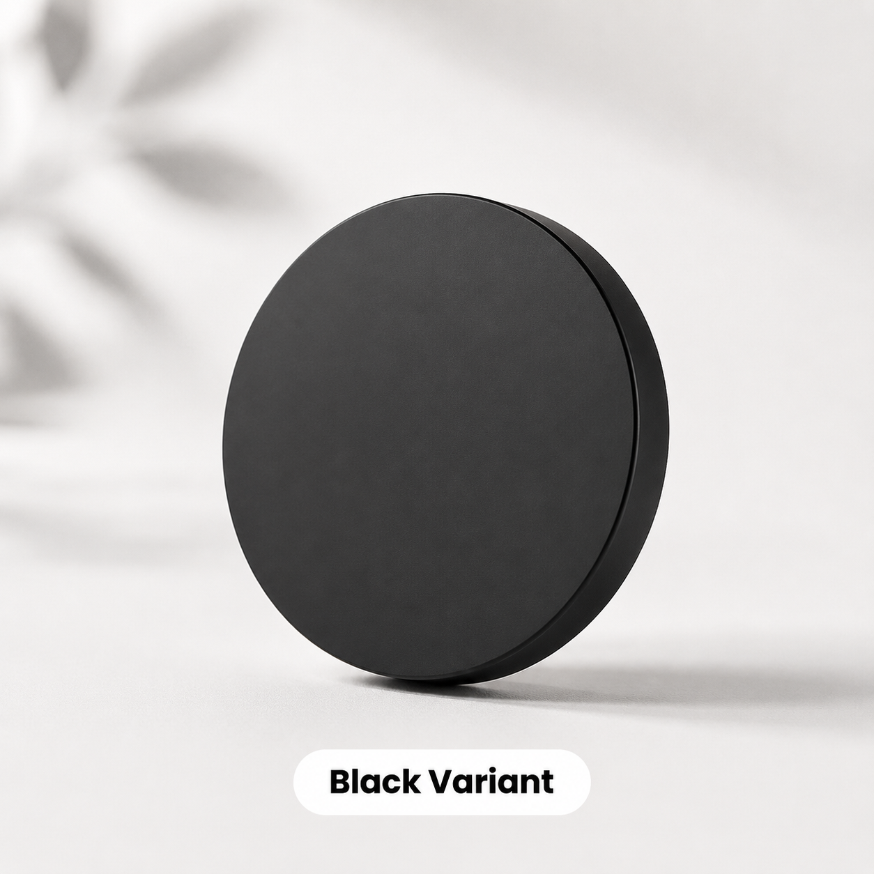 Black variant studio packshot of NeoKey Scene Comfort V2 round scene button