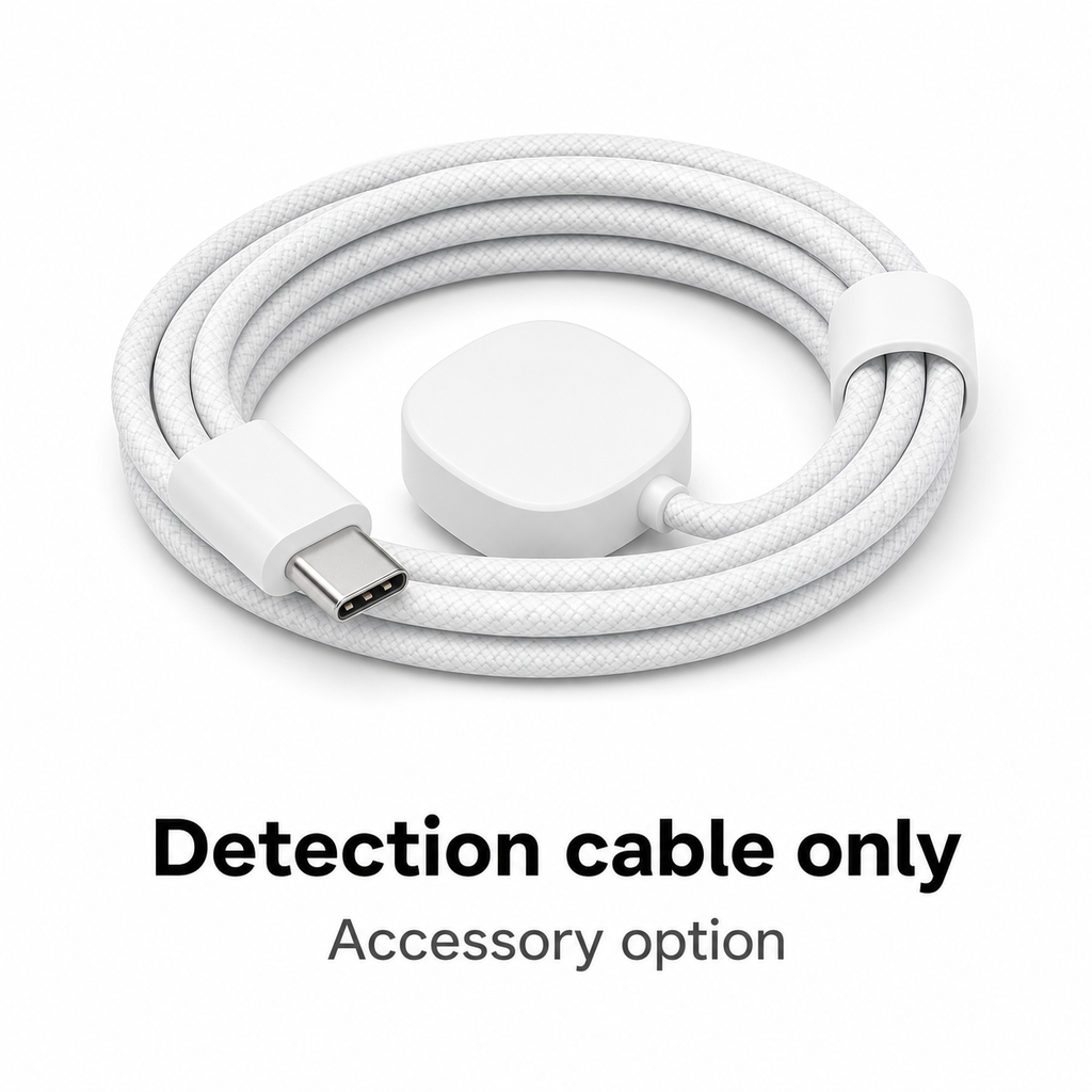 Detection cable only accessory option for water leak sensor system